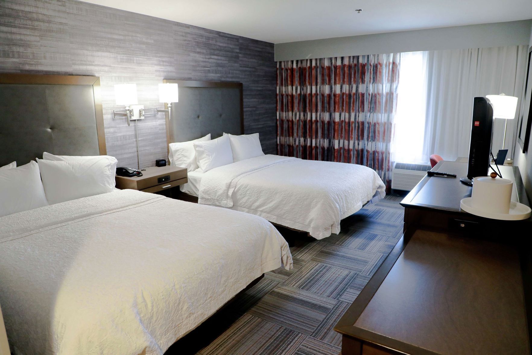 In-room safe, iron/ironing board, free wired internet, bed sheets