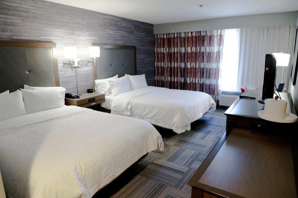In-room safe, iron/ironing board, free wired internet, bed sheets