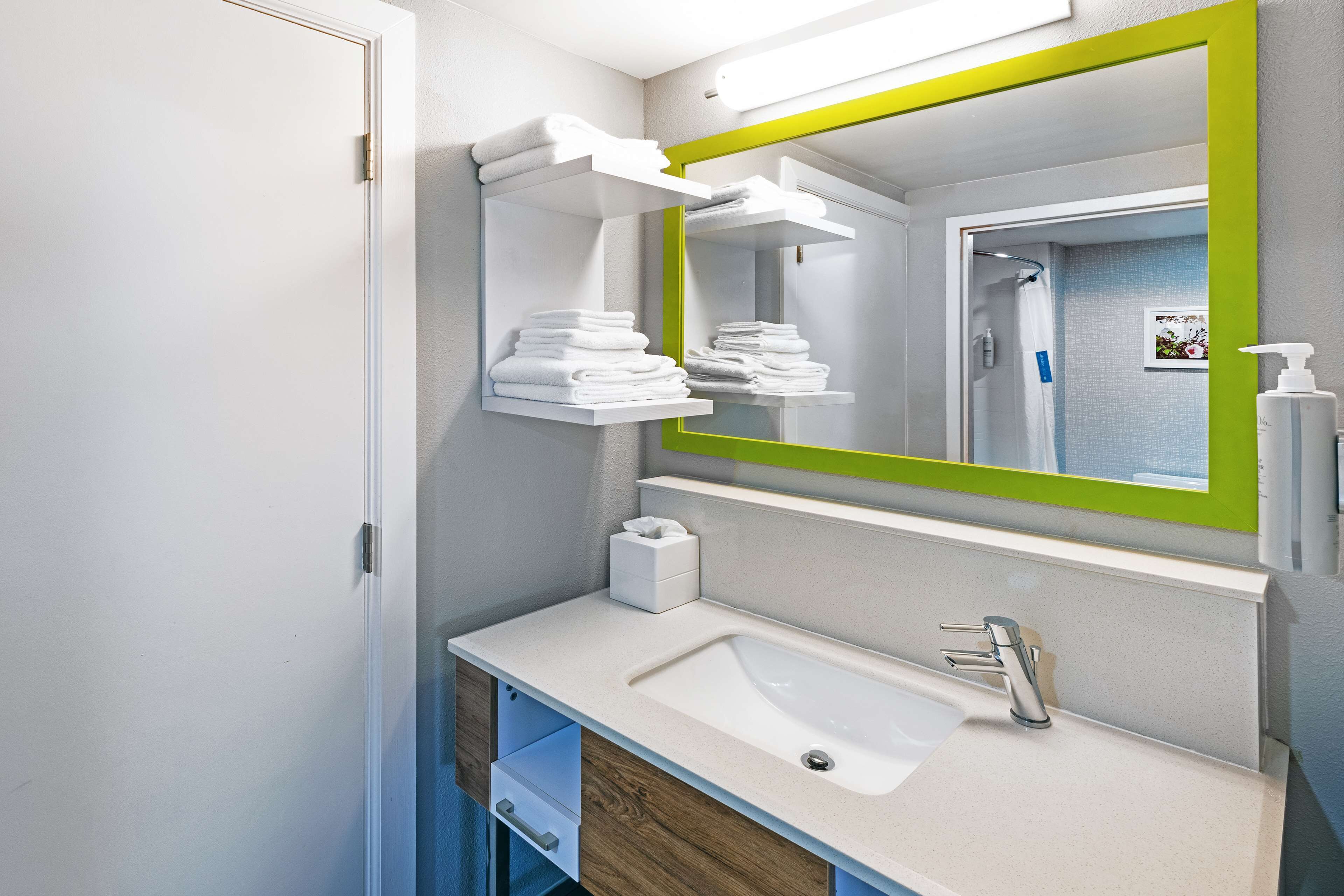 free toiletries, hair dryer, towels