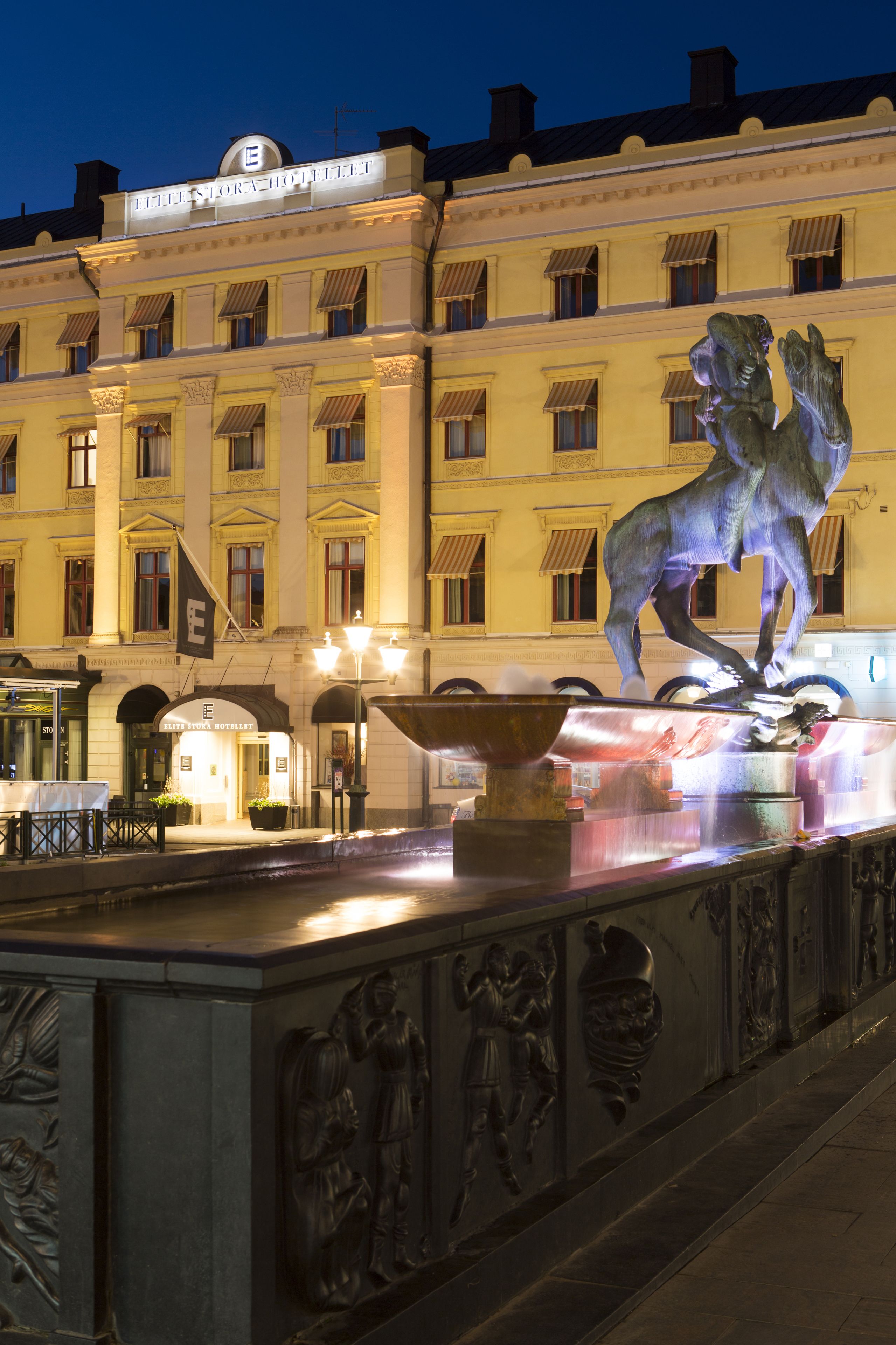 front of property – evening/night