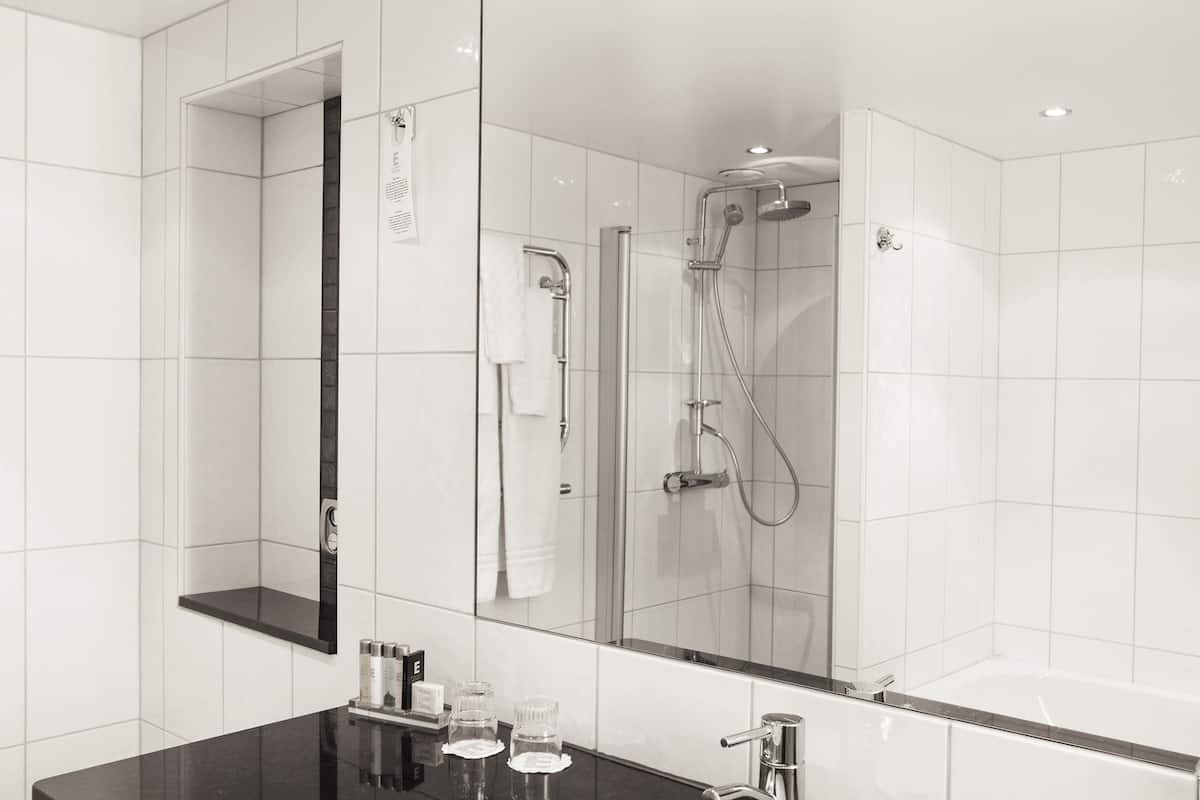 standard double room | bathroom sink