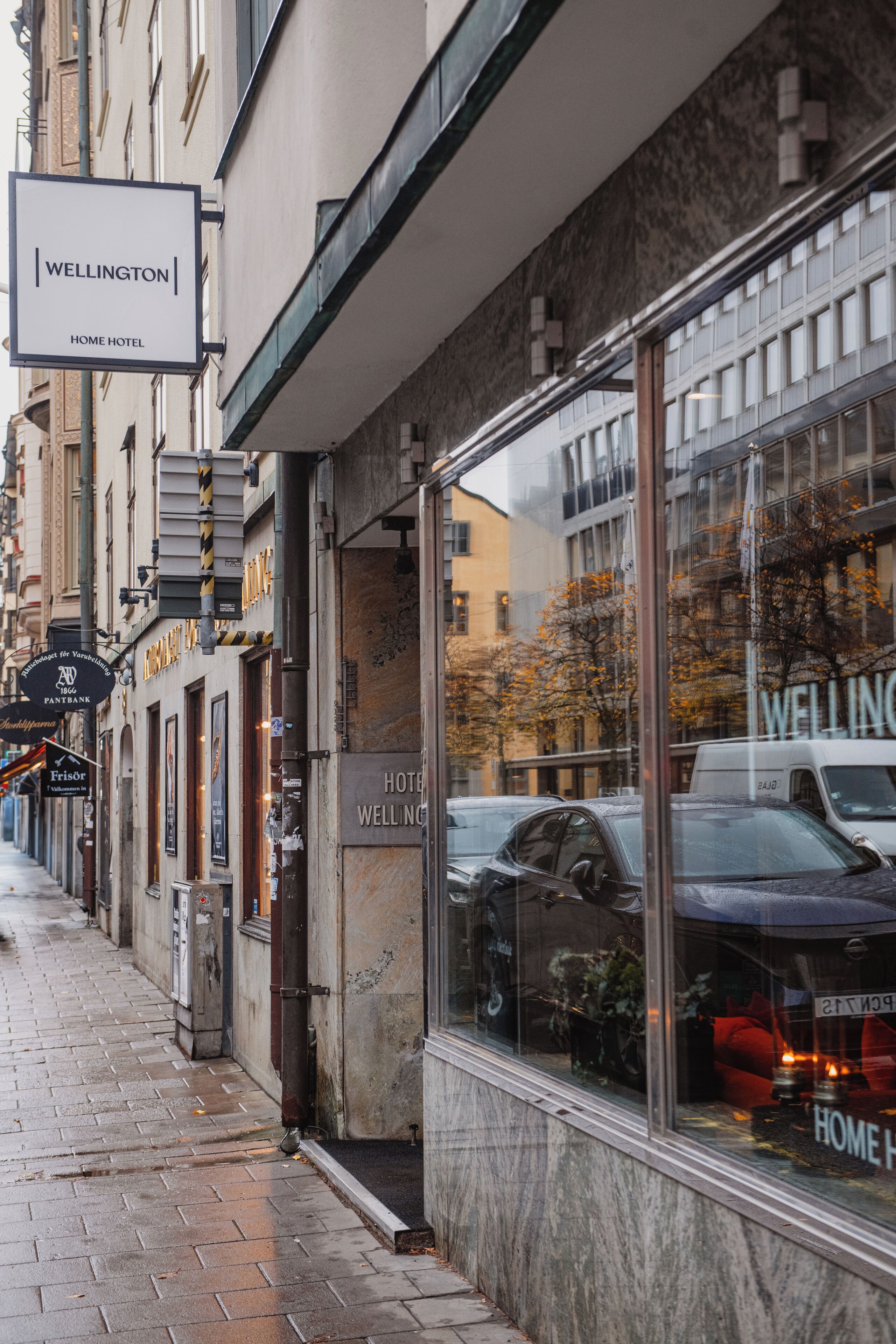 Voorkant van accommodatie