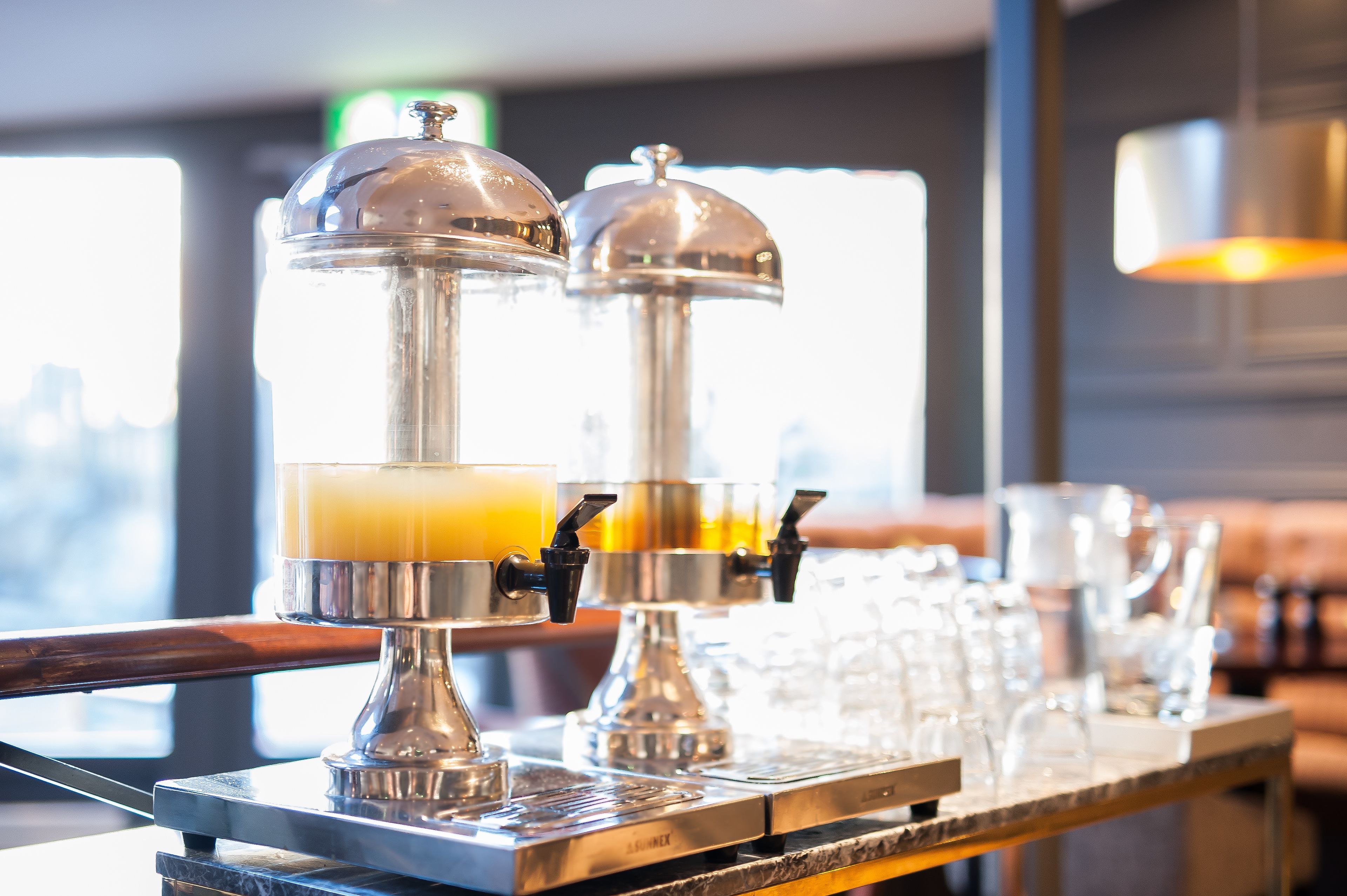 free daily self-service breakfast