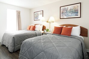 Traditional Room, 2 Double Beds | Free WiFi, bed sheets