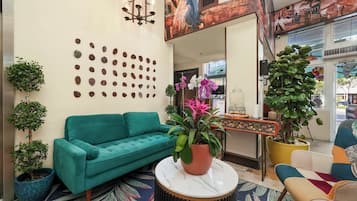 Sala de estar en el lobby