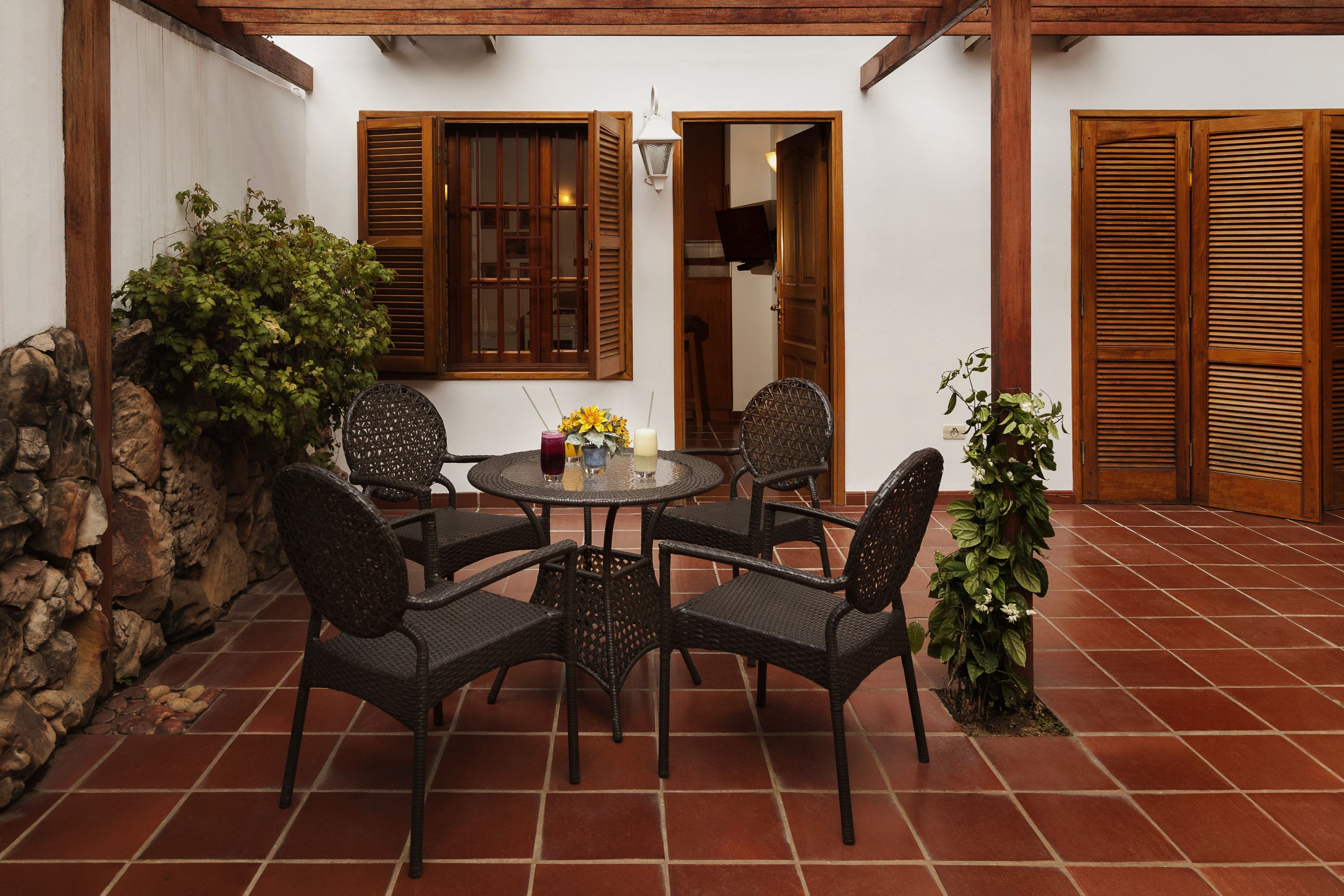 deluxe apartment, 1 double bed with sofa bed, garden view | living area | led tv, toys