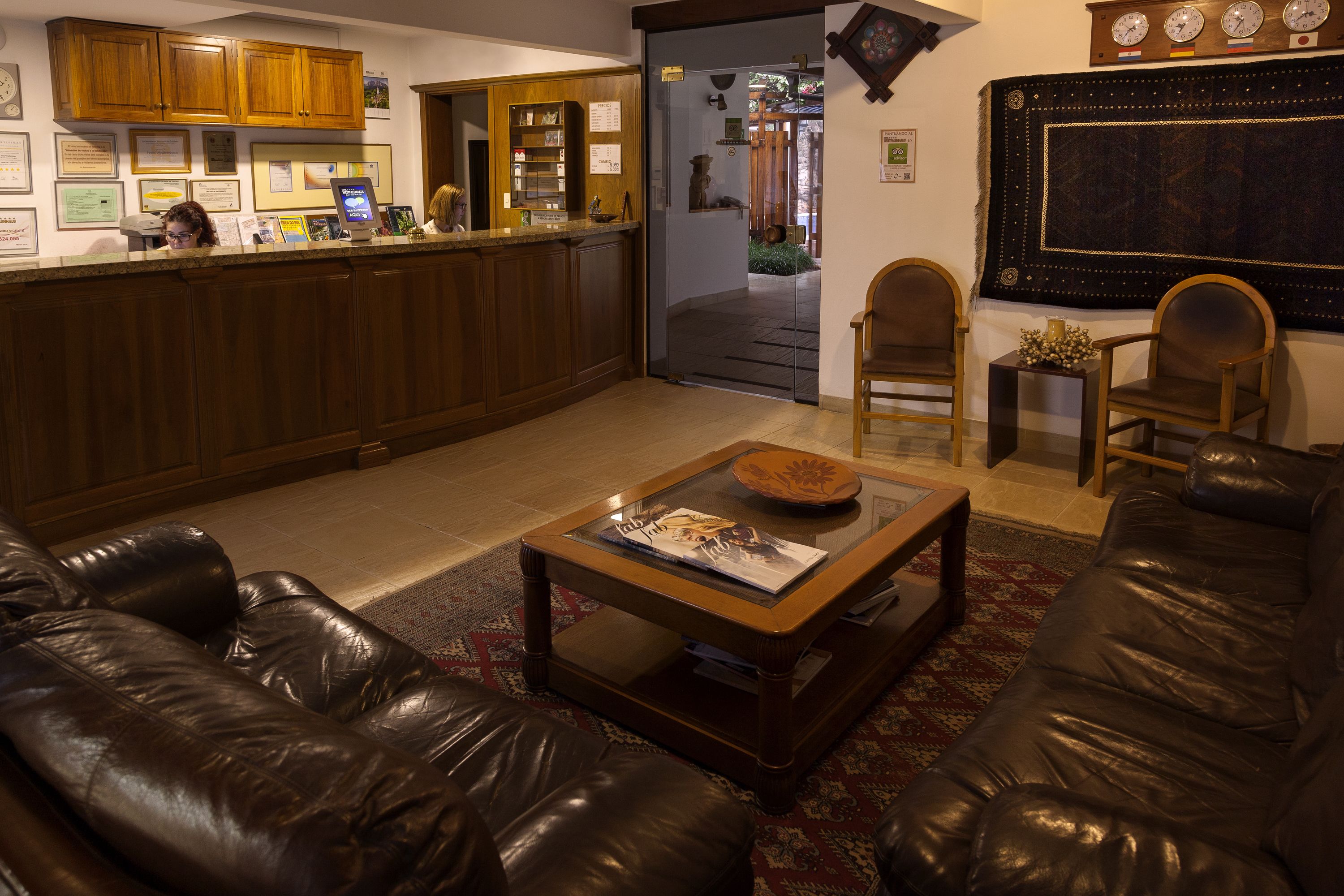 check-in/check-out kiosk