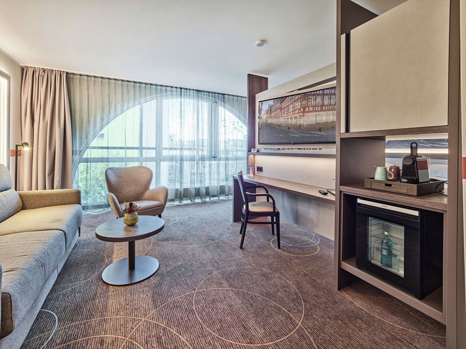 Suite, 2 Twin Beds (Cozy Sitting Corner) | Hypo-allergenic bedding available, in-room safe, blackout drapes