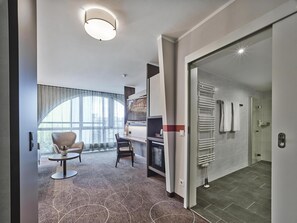 Suite, 2 Twin Beds (Cozy Sitting Corner) | Hypo-allergenic bedding, in-room safe, blackout drapes, soundproofing