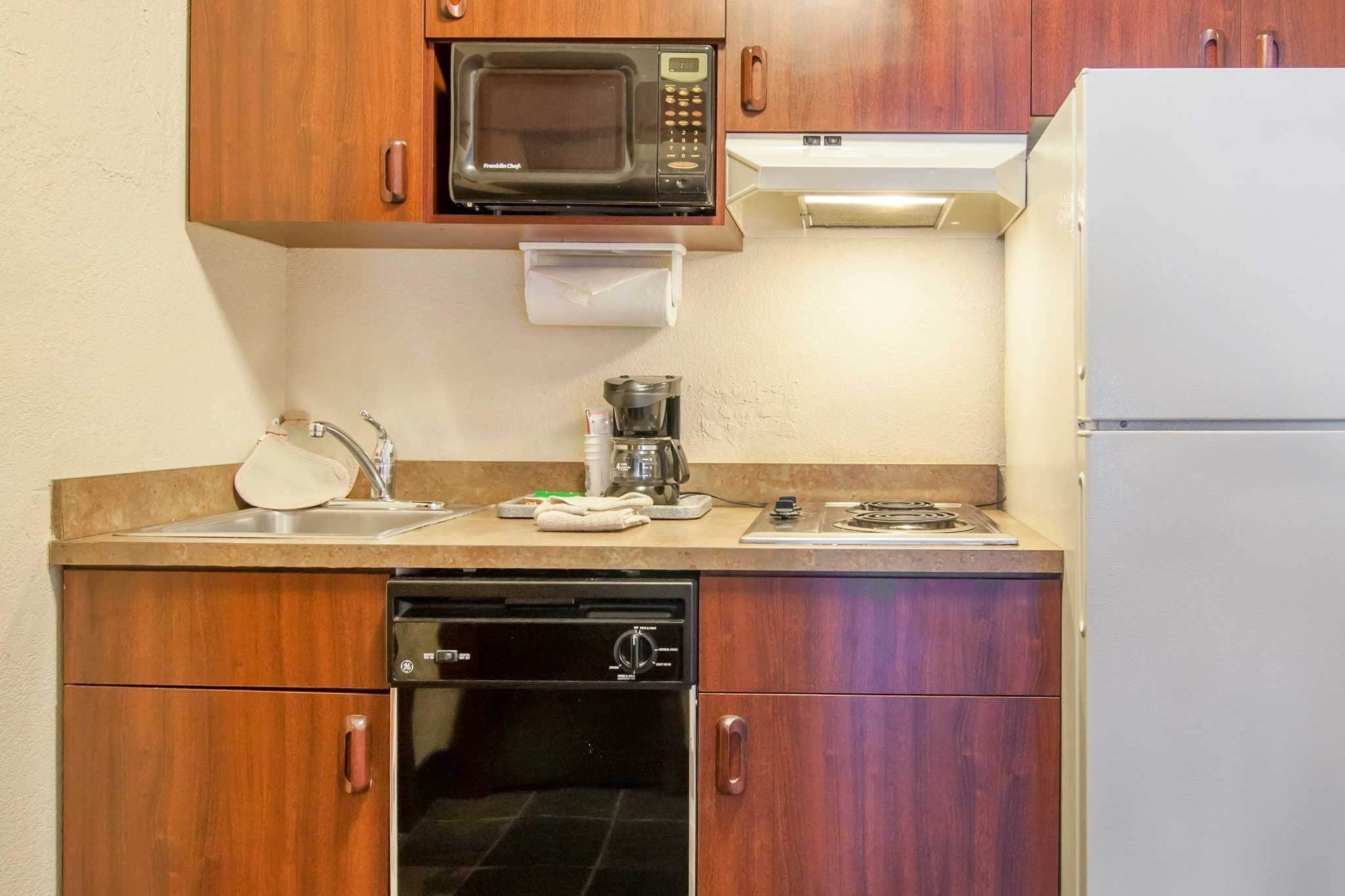 premium bedding, desk, blackout curtains, iron/ironing board