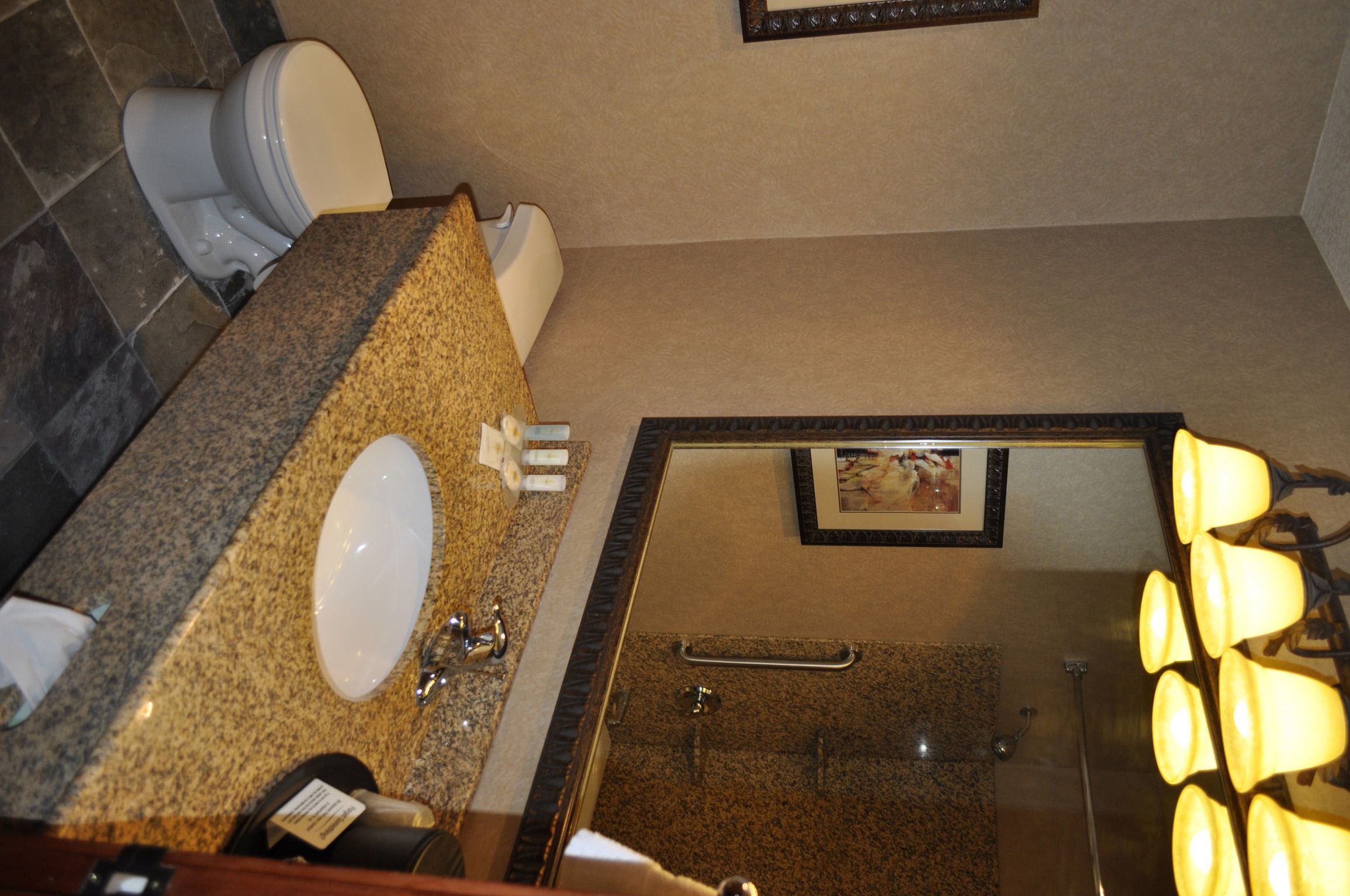 standard room, 2 queen beds, non smoking | bathroom | shower, free toiletries, hair dryer, towels