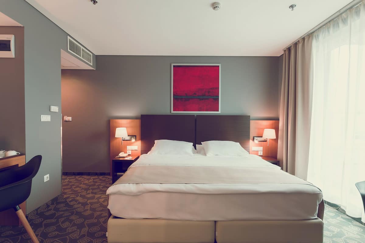 Minibar, in-room safe, desk, blackout drapes