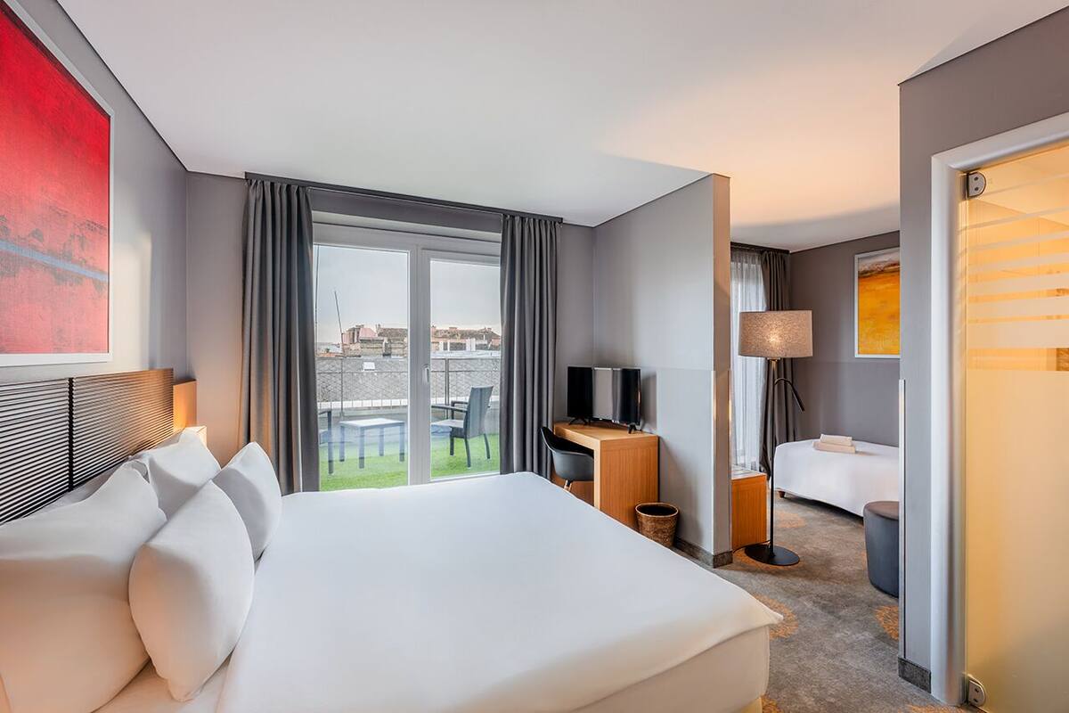 Superior Triple Room, Terrace | Minibar, in-room safe, desk, blackout curtains