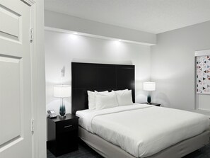 Pillow-top beds, desk, iron/ironing board, free WiFi