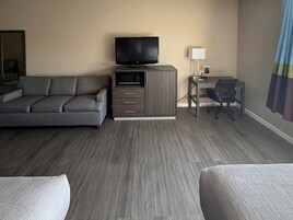 Suite, 1 King Bed with Sofa bed, Non Smoking | Desk, iron/ironing board, free WiFi, bed sheets