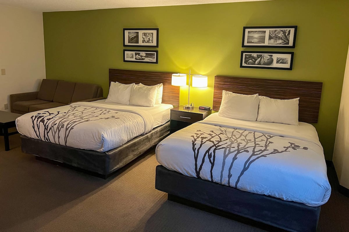 Suite, 2 Queen Beds, Non Smoking | Individually decorated, individually furnished, desk, laptop workspace