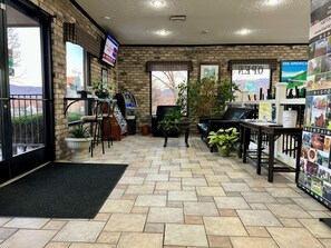 Lobby sitting area