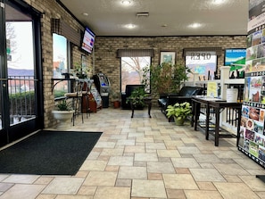 Lobby sitting area