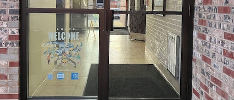 Interior entrance