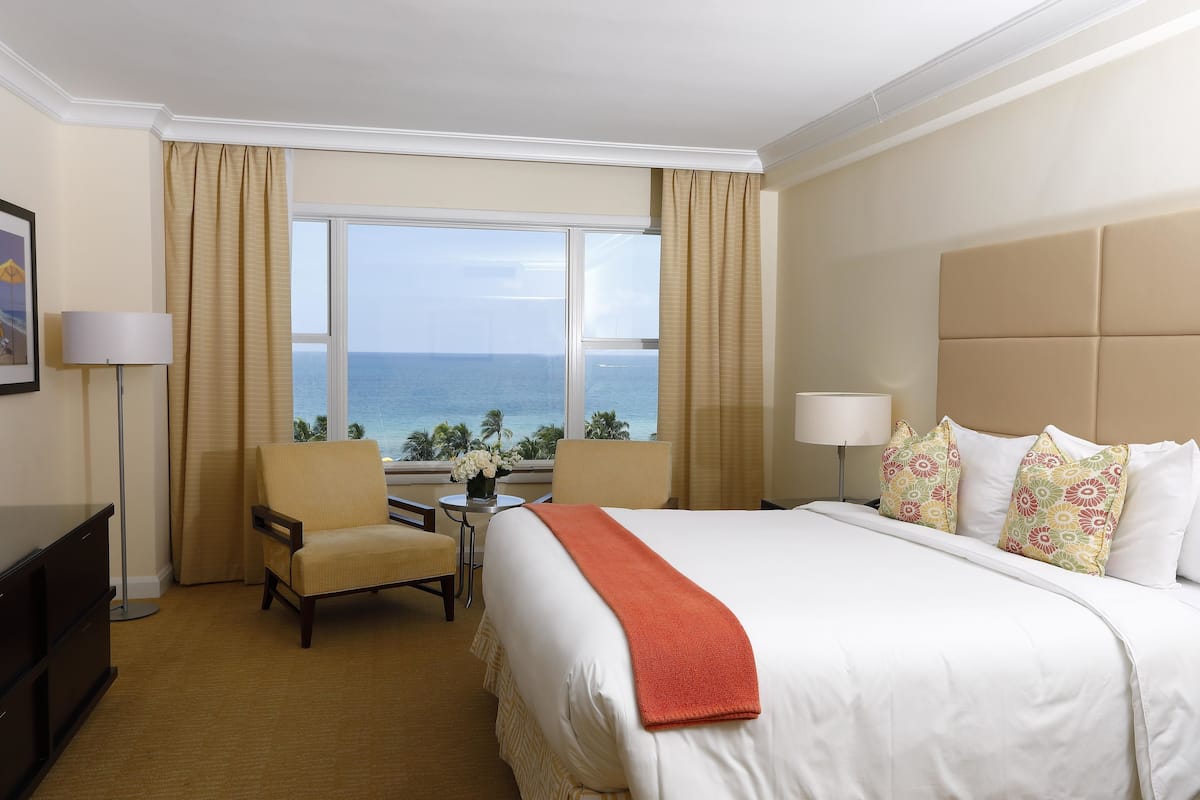 Oceanfront No Balcony, 1 King Bed | View from room