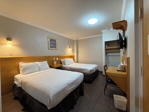 Traditional Double Room, 2 Double Beds | Free WiFi, bed sheets