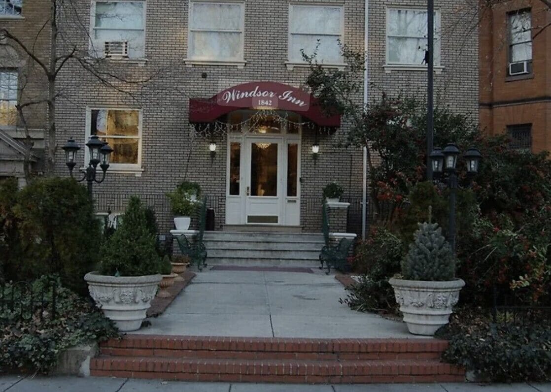 Façade de l’hébergement