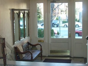Interior entrance
