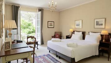 Classic Room, Terrace, Garden View | Desk, laptop workspace, blackout drapes, iron/ironing board