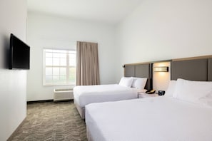 In-room safe, desk, laptop workspace, blackout curtains