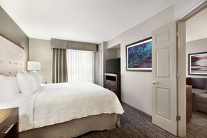 Suite, 1 Bedroom, Non Smoking | Desk, laptop workspace, iron/ironing board, free cribs/infant beds