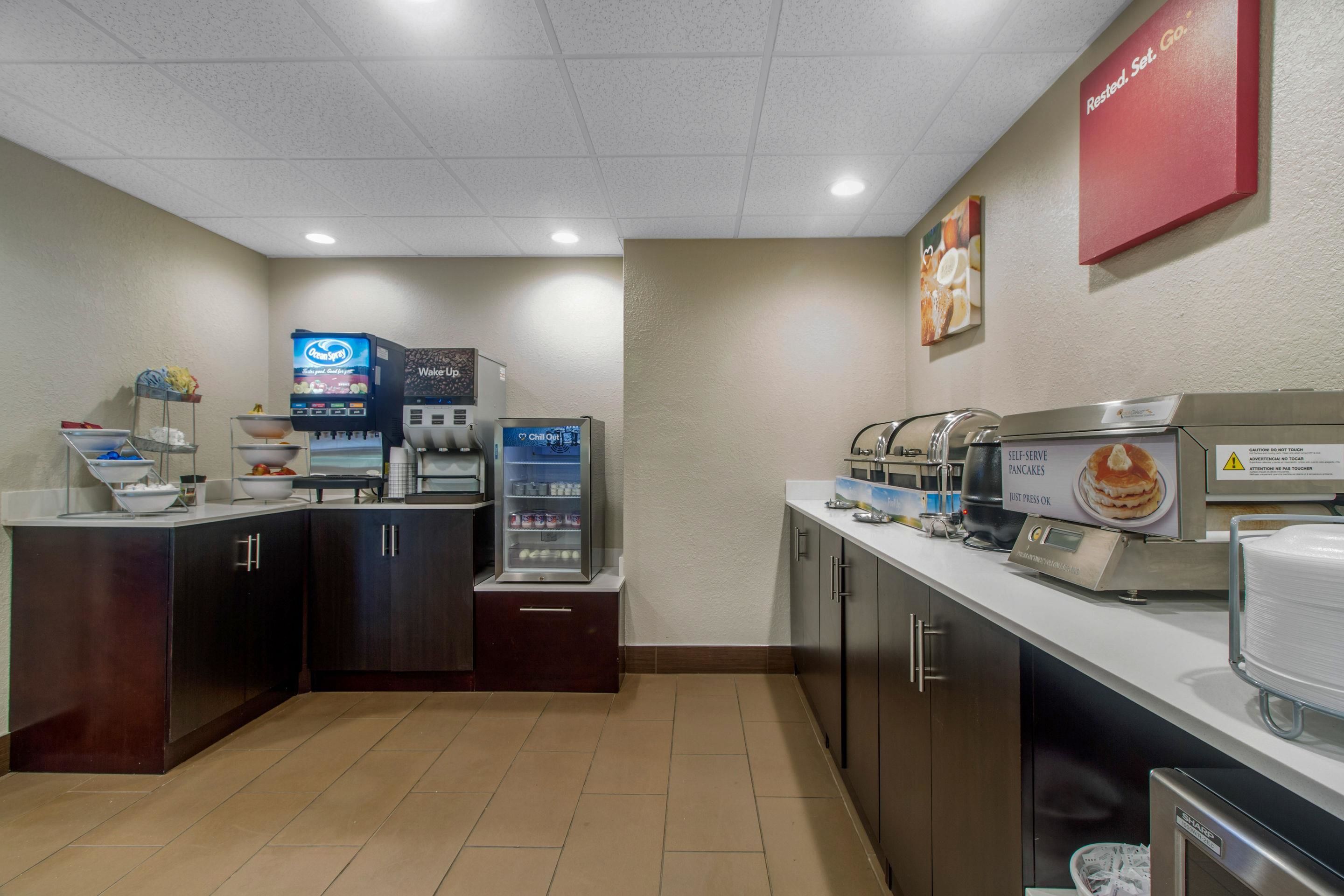 free daily buffet breakfast