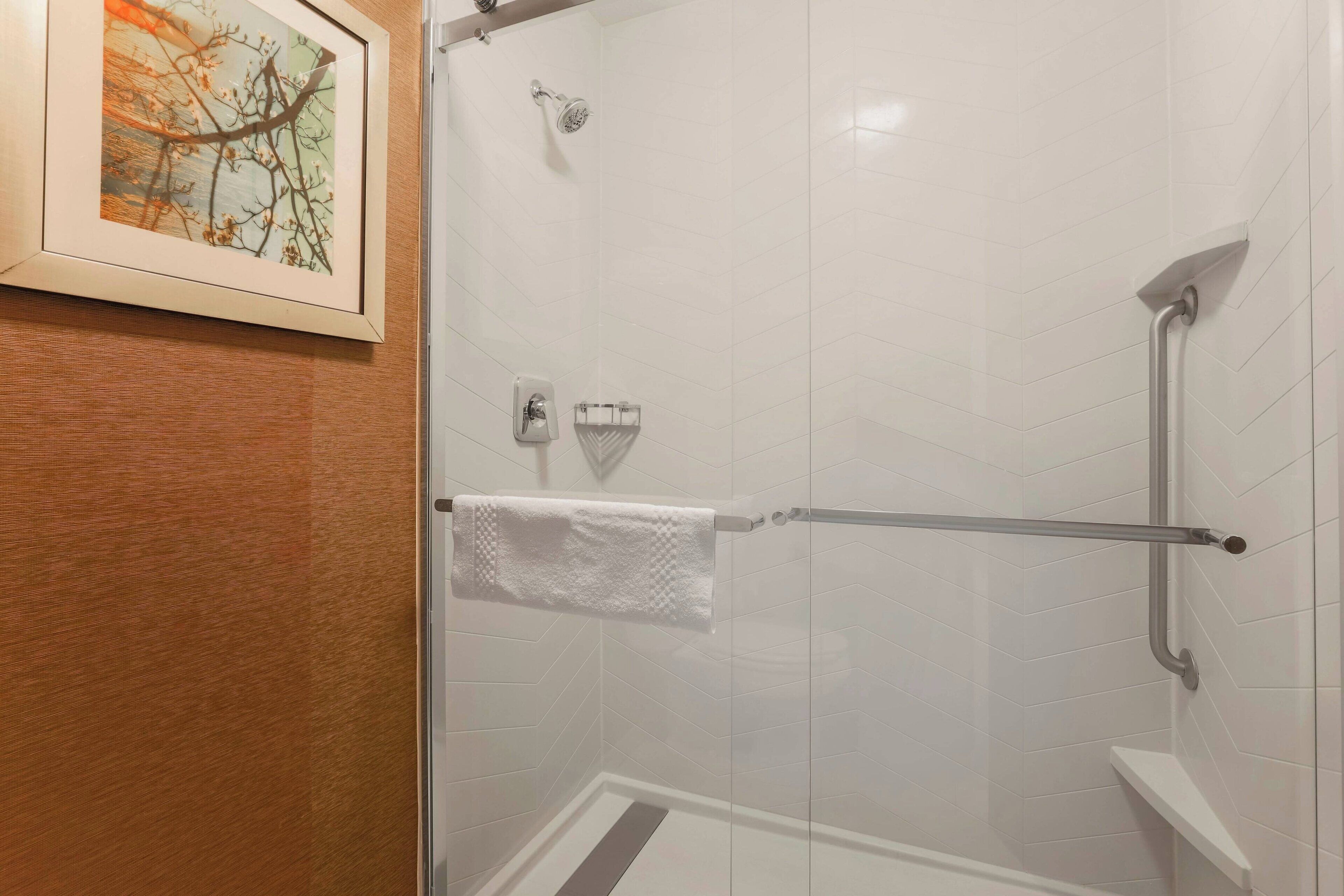 free toiletries, hair dryer, towels, soap