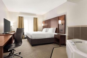 Desk, blackout drapes, iron/ironing board, free cribs/infant beds