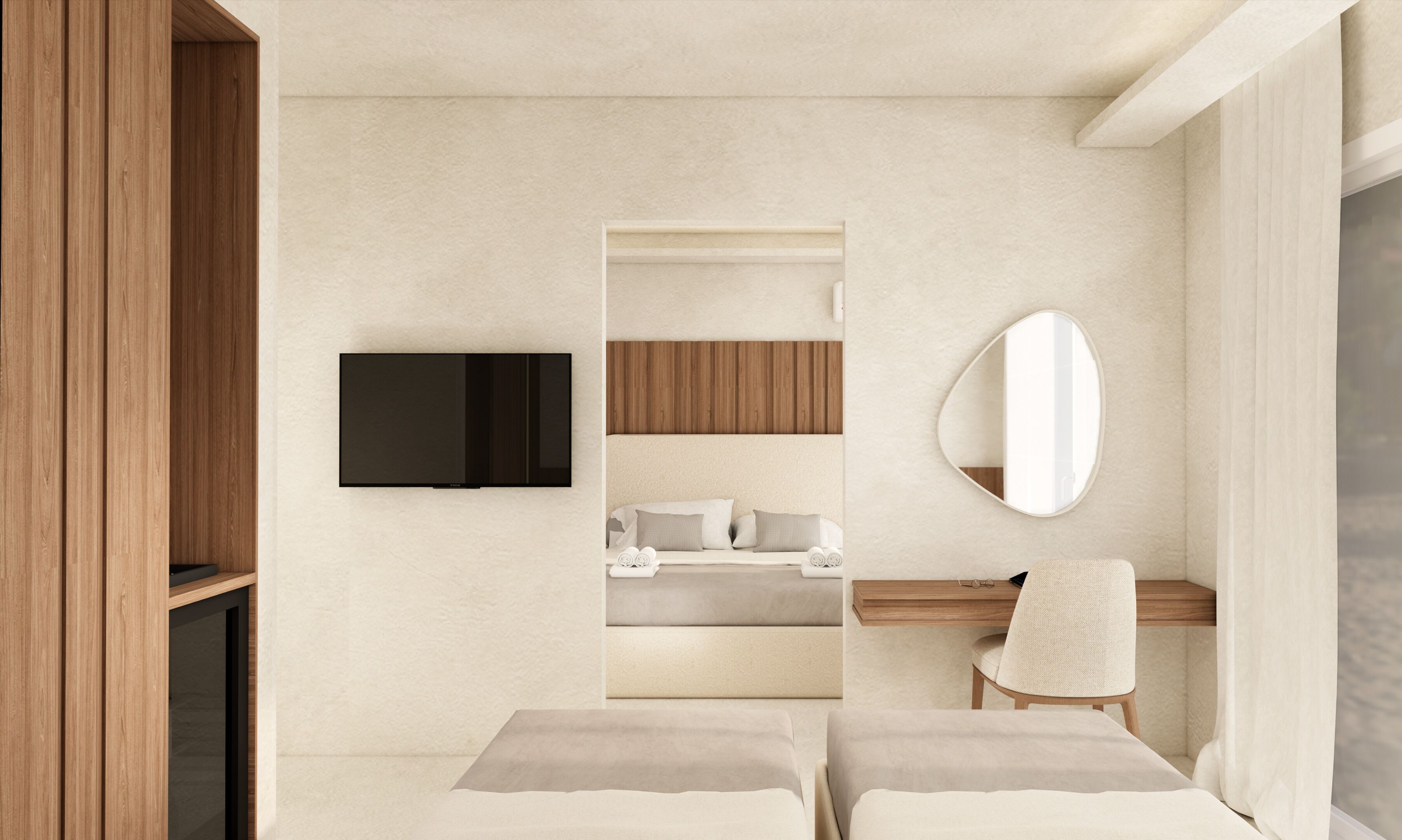 Deluxe Suite With Garden View | Sengetøy i egyptisk bomull, sengetøy av topp kvalitet og minibar