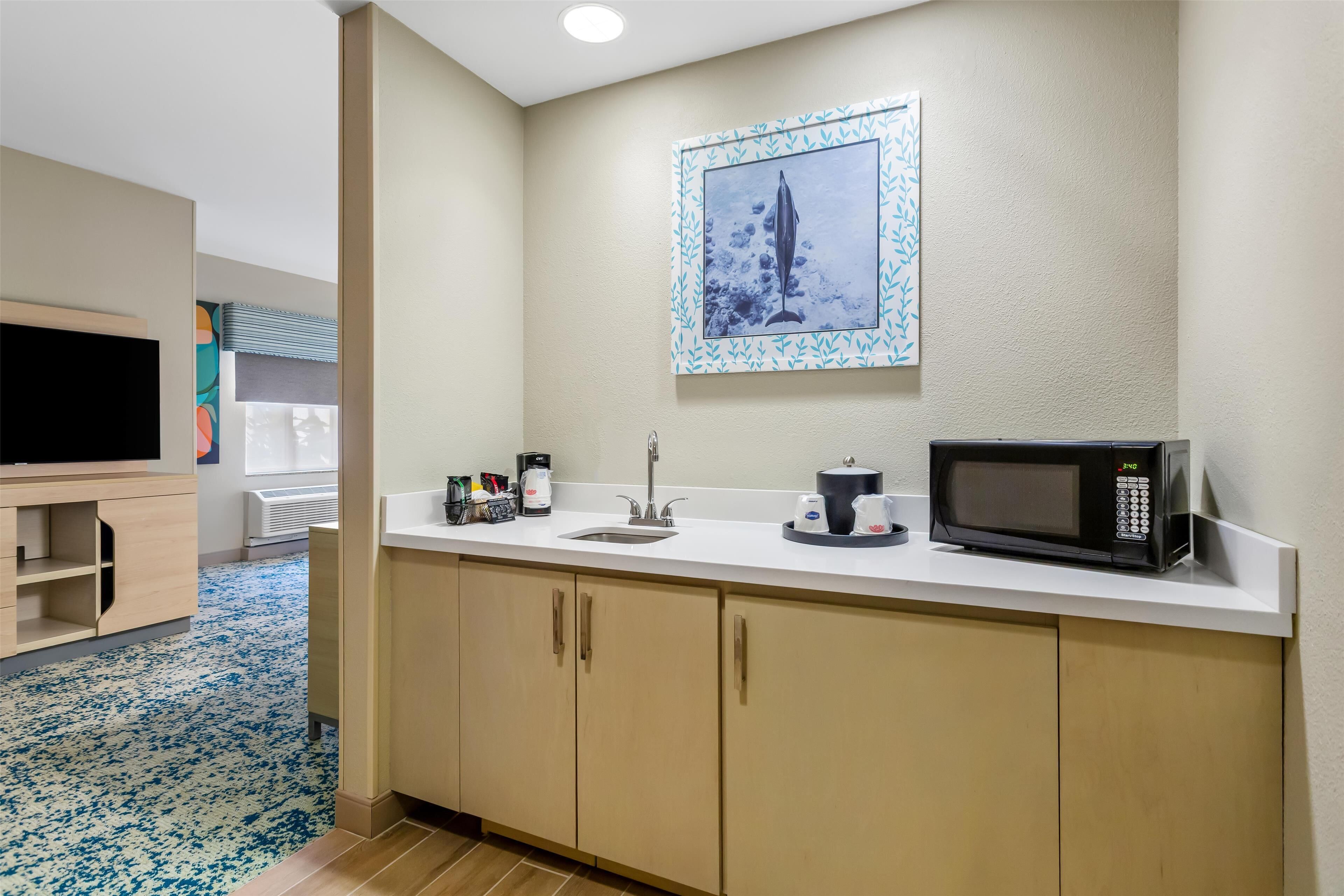 studio suite, 1 king bed, accessible, sofabed | minibar