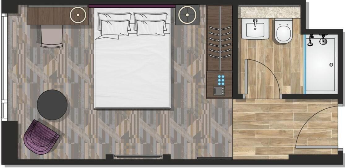 مخطط تصميم الطابق
