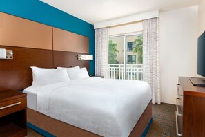 Suite, 2 Bedrooms, Balcony | Premium bedding, in-room safe, desk, laptop workspace - Residence Inn By Marriott Tampa Downtown (Tampa)