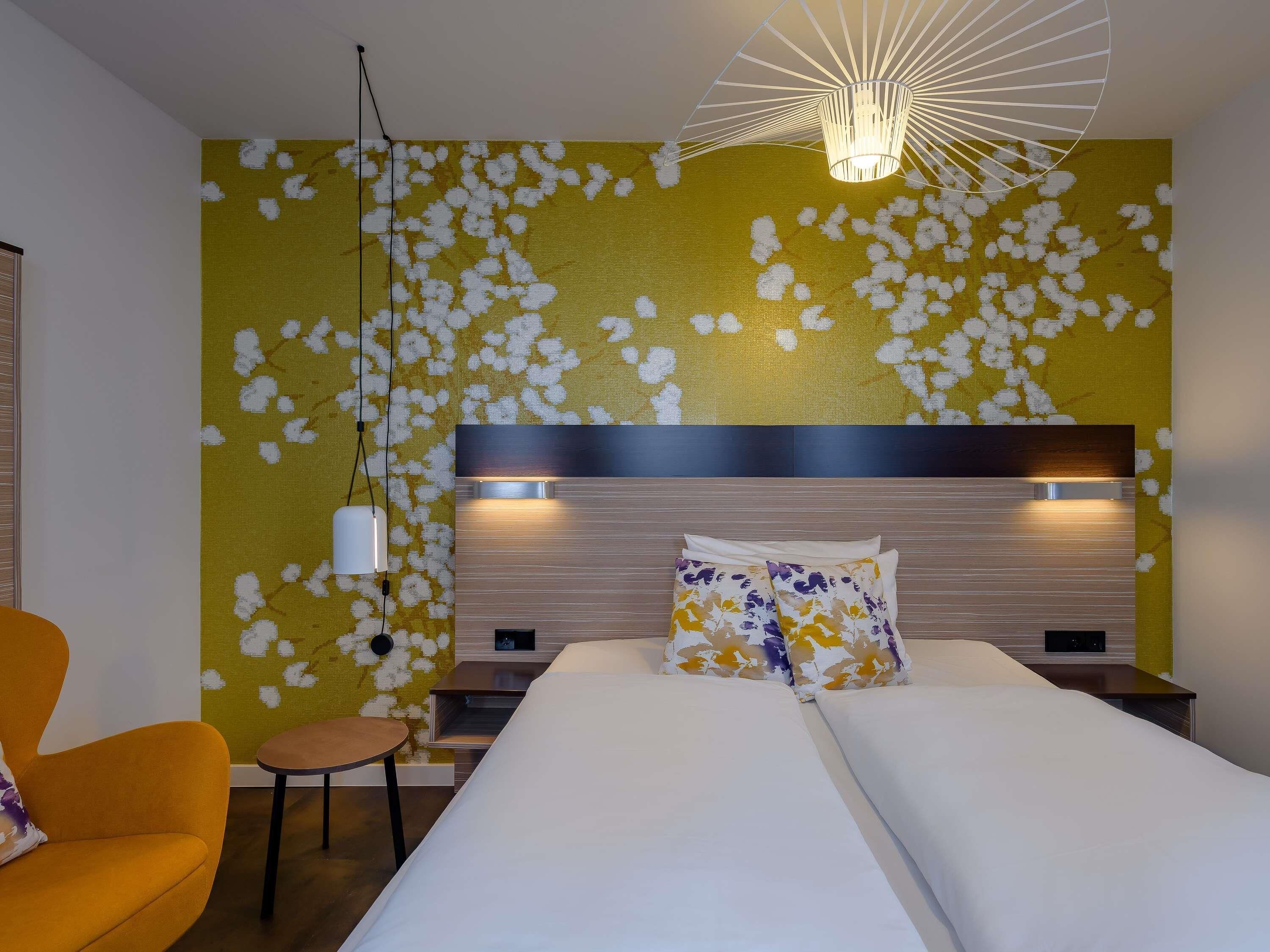 Hypo-allergenic bedding, free minibar, in-room safe, desk