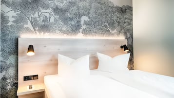 Business Double Room | Hypo-allergenic bedding, desk, blackout drapes, iron/ironing board