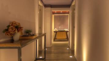 Sauna, body treatments, hot stone massages, deep-tissue massages