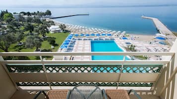 Superior Double or Twin Room, Sea View | Balcony view