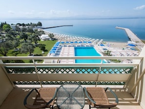 Superior Double or Twin Room, Sea View | Balcony view