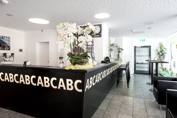 Welcome to our reception area, where friendly staff are available to assist with your stay.