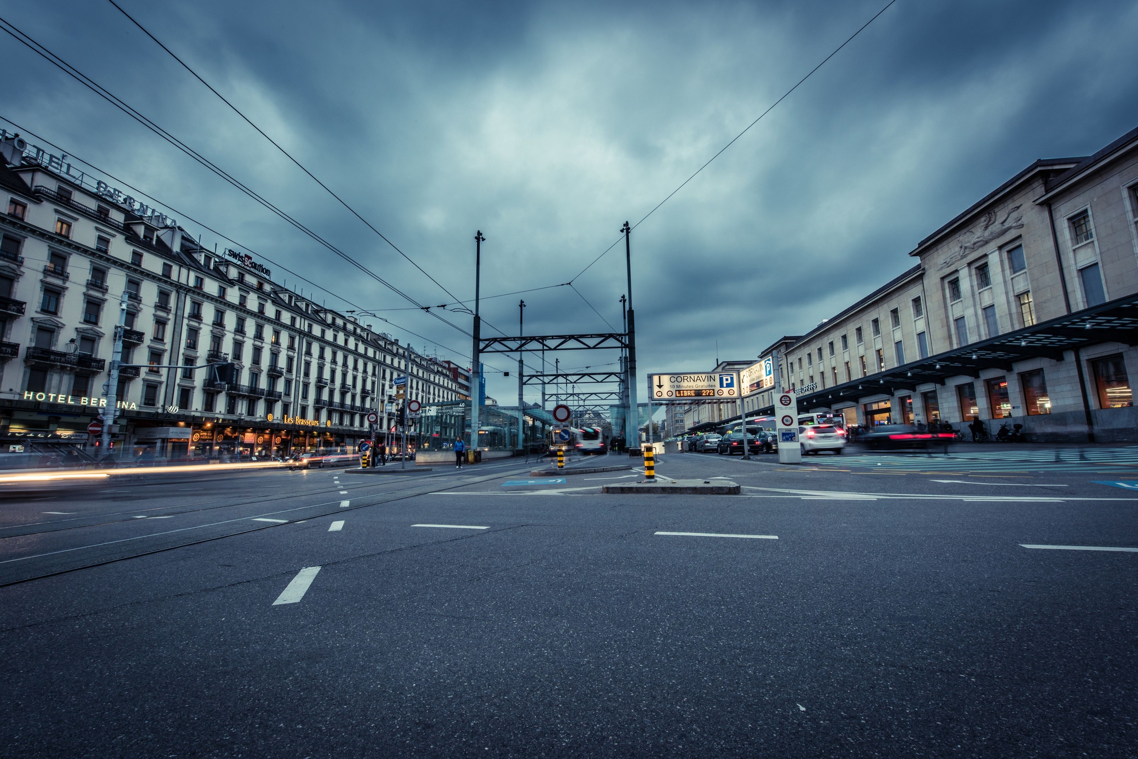 front of property – evening/night