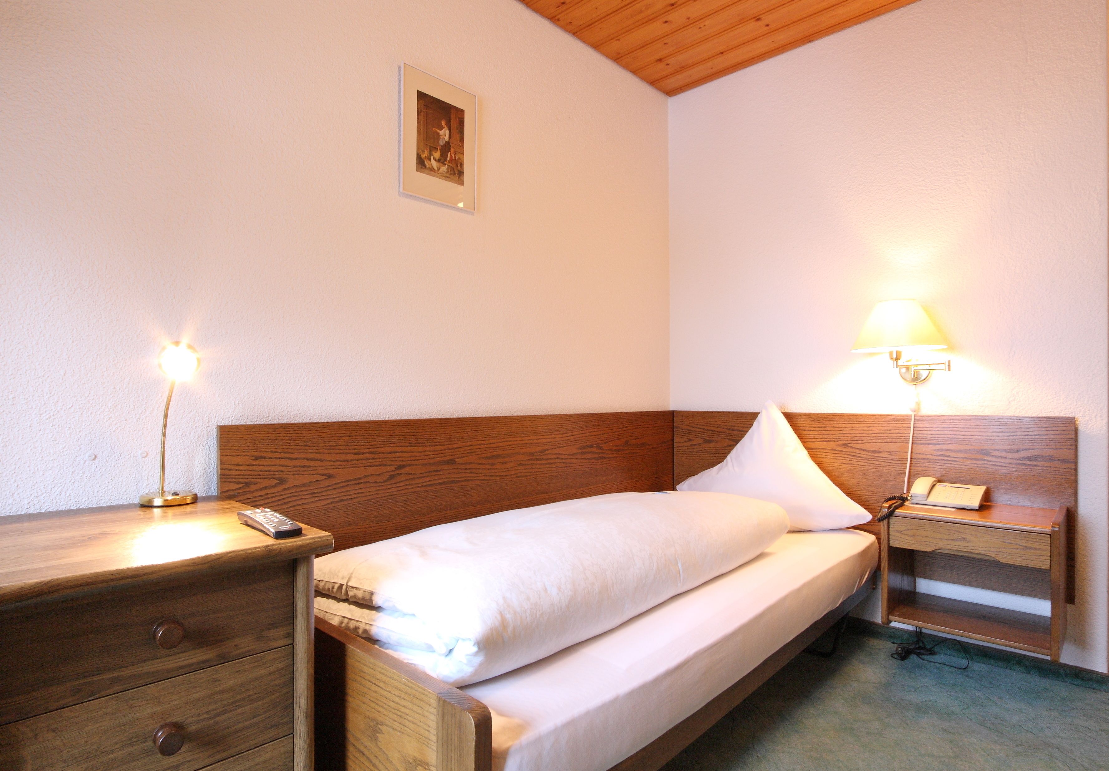 standard single room, mountain view | bathroom | combined shower/bathtub, hair dryer, towels