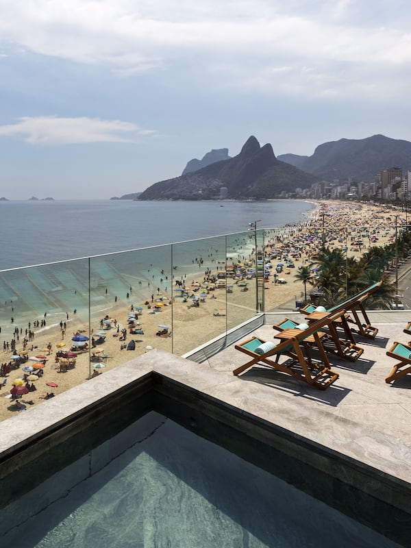 Outdoor pool, open 8:00 AM to 8:00 PM, sun loungers