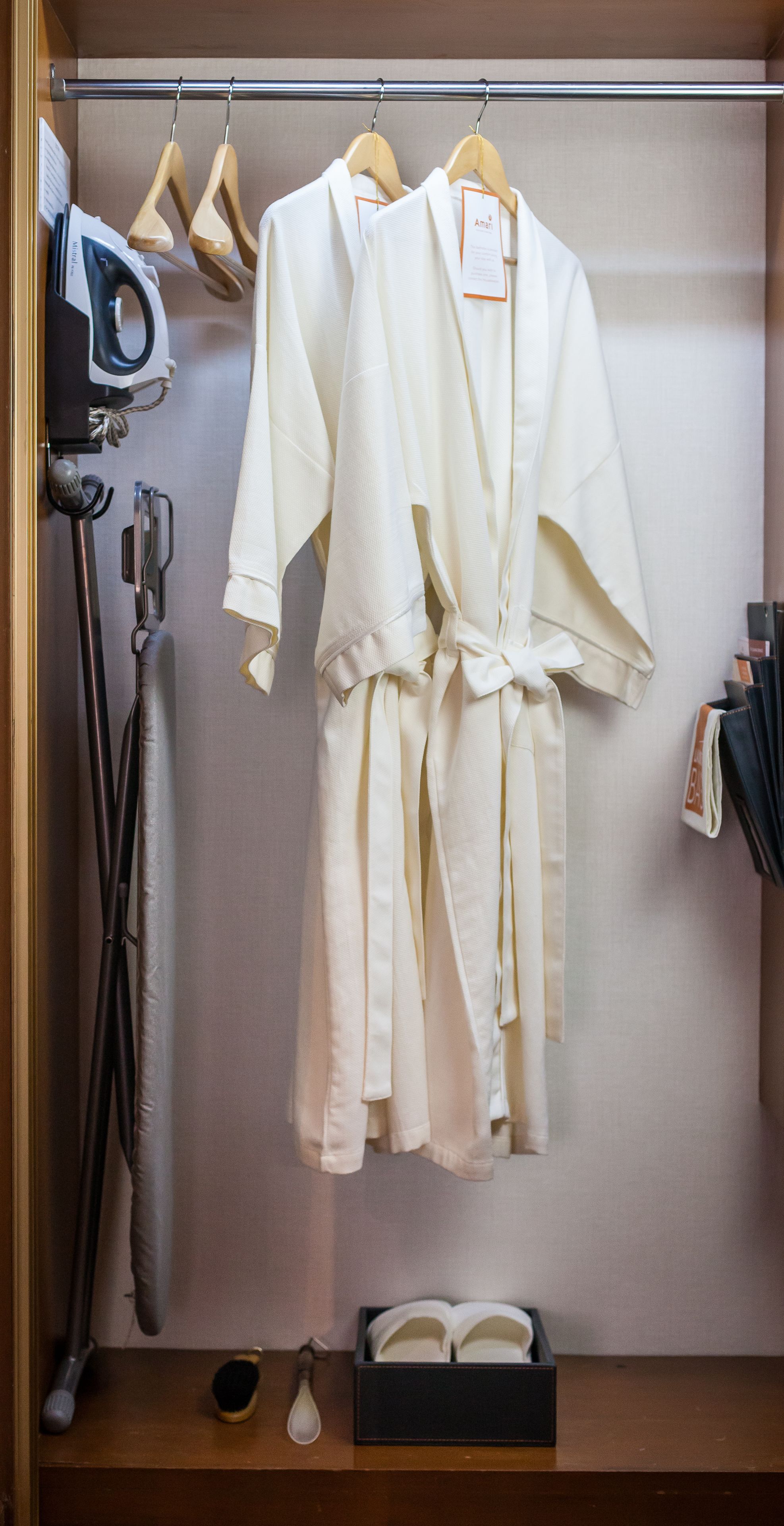 shower, free toiletries, hair dryer, bathrobes