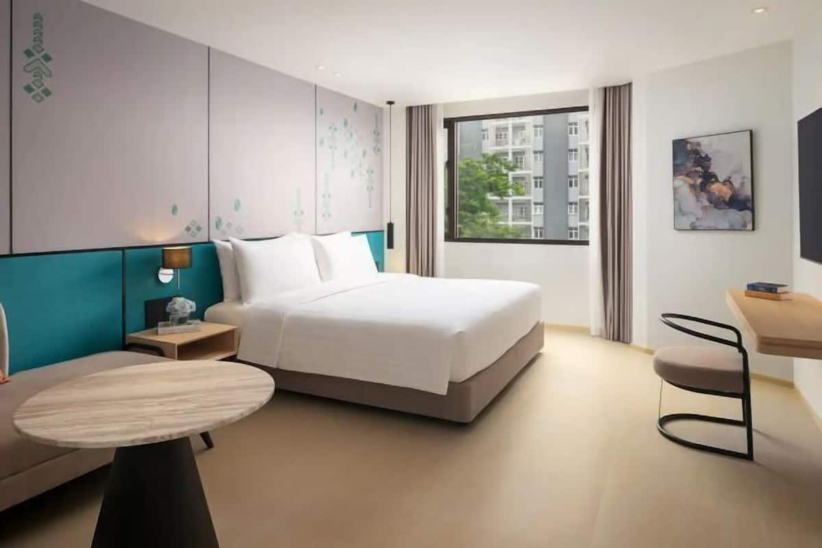 In-room safe, desk, blackout curtains, soundproofing