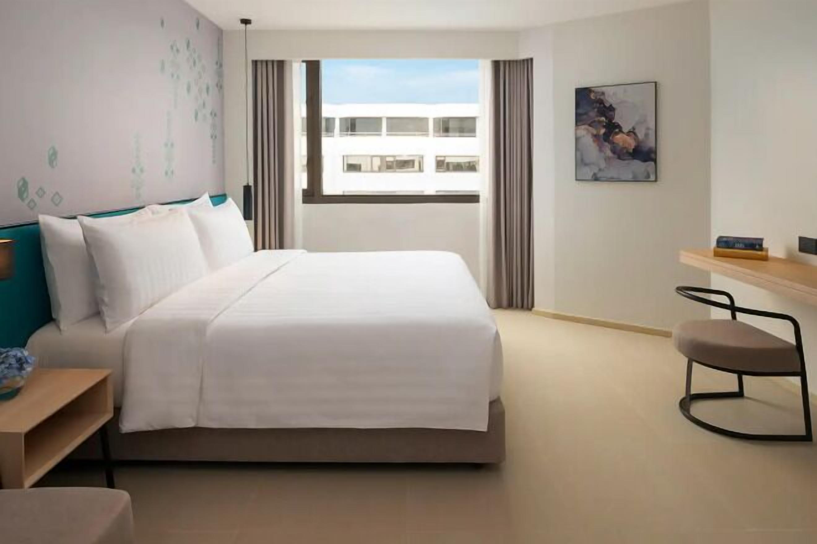 In-room safe, desk, blackout curtains, soundproofing