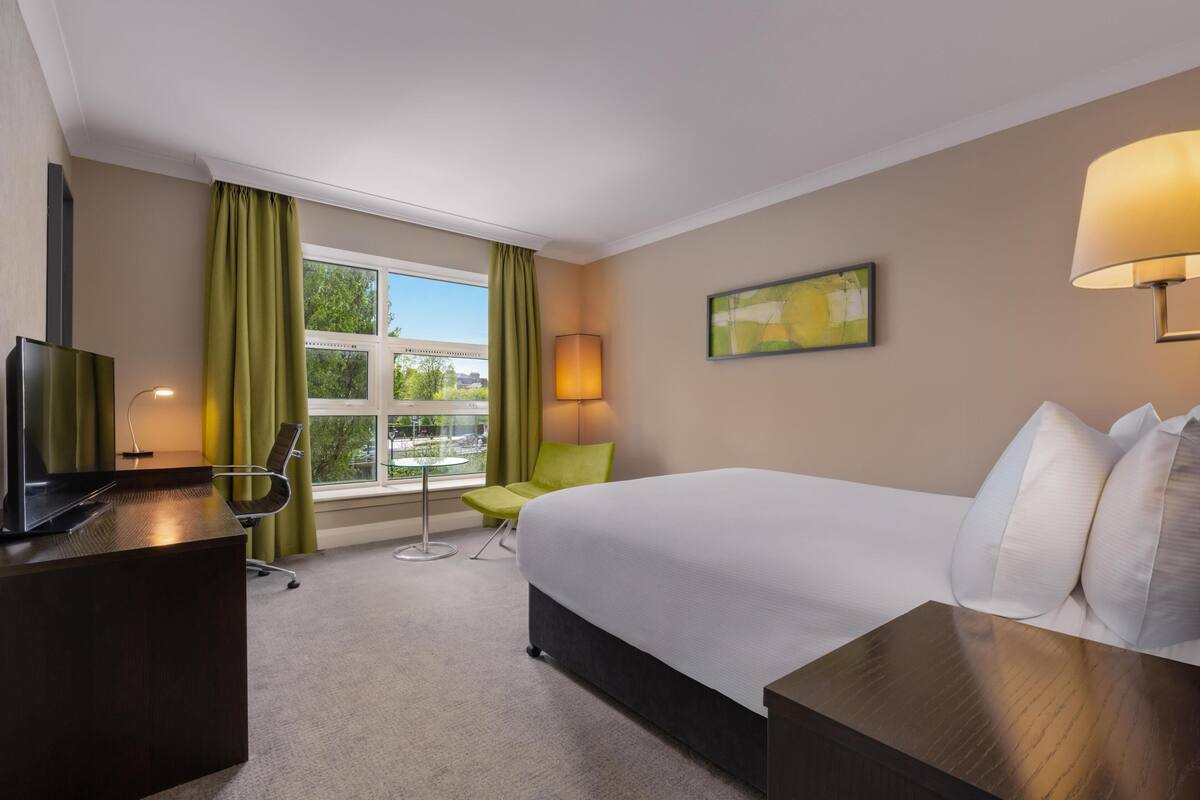 Standard Room, 1 Queen Bed, Canal View | Minibar, in-room safe, desk, laptop workspace